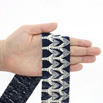 FITA RÍGIDA ZURI 4,7cm MARINHO/CRU 20m