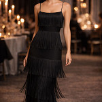 FRANJA 14,8cm PRETO 10m