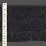 FRANJA CAMADAS LISA 15,2cm PRETO 10m