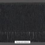 FRANJA CAMADAS LISA 40,2cm PRETO 10m