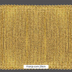 FRANJA ENTREMEIO 29cm BEGE/OURO 10m