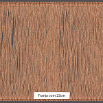 FRANJA ENTREMEIO ADELE 22cm BEGE 10m
