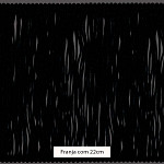 FRANJA ENTREMEIO ADELE 22cm PRETO 10m