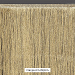 FRANJA ENTREMEIO FINA 39,8cm AREIA ESCURO 10m