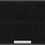 FRANJA ENTREMEIO FINA 55,8cm PRETO 10m