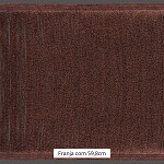 FRANJA ENTREMEIO FINA 59,8cm MARROM 10m