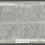 FRANJA ENTREMEIO FINA 63,3cm CHAMPAGNE 10m