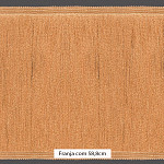 FRANJA ENTREMEIO MÉDIA 58,8cm CARAMELO CLARO 10m