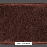 FRANJA ENTREMEIO MÉDIA 58,8cm MARROM 10m