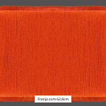 FRANJA ENTREMEIO MÉDIA 62,8cm TANGERINA 10m