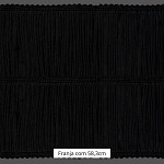 FRANJA ENTREMEIO TESSA 58,3cm PRETO 10m