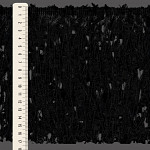 FRANJA ESCADINHA CORTADA 14,7cm PRETO 10m