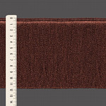 FRANJA ESPESSA LISA 11,8cm MARROM 10m