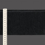 FRANJA ESPESSA LISA 11,8cm PRETO 10m