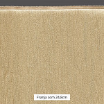 FRANJA ESPESSA LISA 24,8cm BEGE 10m