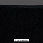FRANJA ESPESSA LISA  44,8cm PRETO 10m