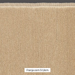 FRANJA ESPESSA LISA 51,8cm AREIA ESCURO 10m