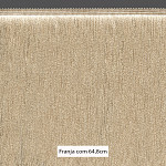 FRANJA ESPESSA LISA 64,8cm PALHA 10m
