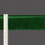FRANJA ESPESSA LISA 6,8cm VERDE BANDEIRA 10m