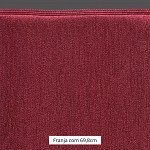 FRANJA ESPESSA LISA 69,8cm VINHO 10m