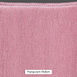 FRANJA ESPESSA LISA 74,8cm ROSA 10m