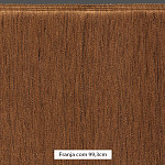 FRANJA ESPESSA LISA 99,3cm CAMURÇA/MARROM 10m