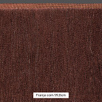 FRANJA ESPESSA LISA 99,8cm MARROM 10m