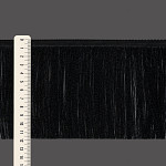 FRANJA FINA LISA 11,8cm PRETO 10m