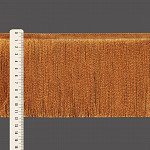 FRANJA FINA LISA 11,9cm MARROM CLARO 10m