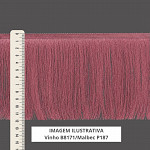 FRANJA FINA LISA 11,9cm VINHO 10m