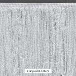 FRANJA FINA LISA 120cm SEM BENEFICIAMENTO 10m