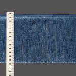 FRANJA FINA LISA 12,8cm AZUL 10m