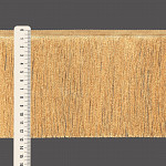 FRANJA FINA LISA 12,8cm BEGE 10m