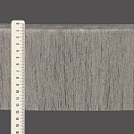 FRANJA FINA LISA 12,8cm CINZA 10m