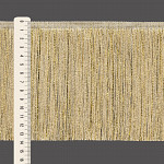 FRANJA FINA LISA 13,8cm AREIA ESCURO/OURO 10m