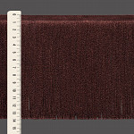 FRANJA FINA LISA 13,8cm MARROM 10m