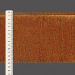 FRANJA FINA LISA 13,8cm MARROM CLARO 10m