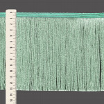FRANJA FINA LISA 13,8cm VERDE 10m