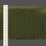 FRANJA FINA LISA 13,8cm VERDE MUSGO 10m