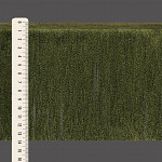 FRANJA FINA LISA 13,8cm VERDE MUSGO 10m