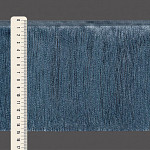 FRANJA FINA LISA 14,8cm CINZA AZULADO 10m	