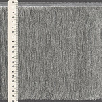 FRANJA FINA LISA 19,8cm CINZA 10m