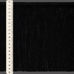 FRANJA FINA LISA 19,8cm PRETO 10m