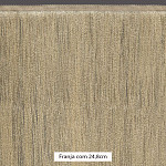 FRANJA FINA LISA 24,8cm PALHA 10m