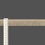 FRANJA FINA LISA 2,8cm PALHA 10m