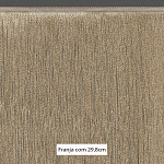 FRANJA FINA LISA 29,8cm AREIA ESCURO 10m