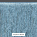 FRANJA FINA LISA 29,8cm AZUL BEBê 10m