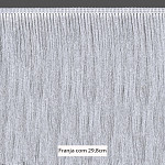 FRANJA FINA LISA 29,8cm BRANCO 10m