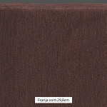 FRANJA FINA LISA 29,8cm CHOCOLATE 10m