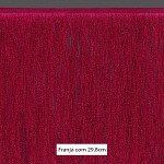FRANJA FINA LISA 29,8cm MAGENTA 10m